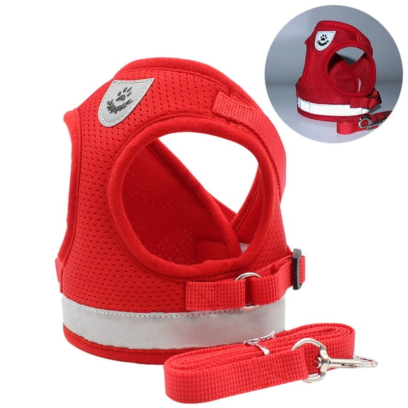 Dog Harness Comfort Soft Breathable Adjustable Mesh Pet Chest Strap Large Dog Harness Vest Collar Hand Strap A11