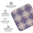 thumbnail image 4 of Fuzoiu Heart Check Plaid Print Leather Coasters Set,Drink Coasters Set of 6,for Tabletop Protection, Durable PVC Coasters,Home Décor and Housewarming Gift,Square, 4 of 7