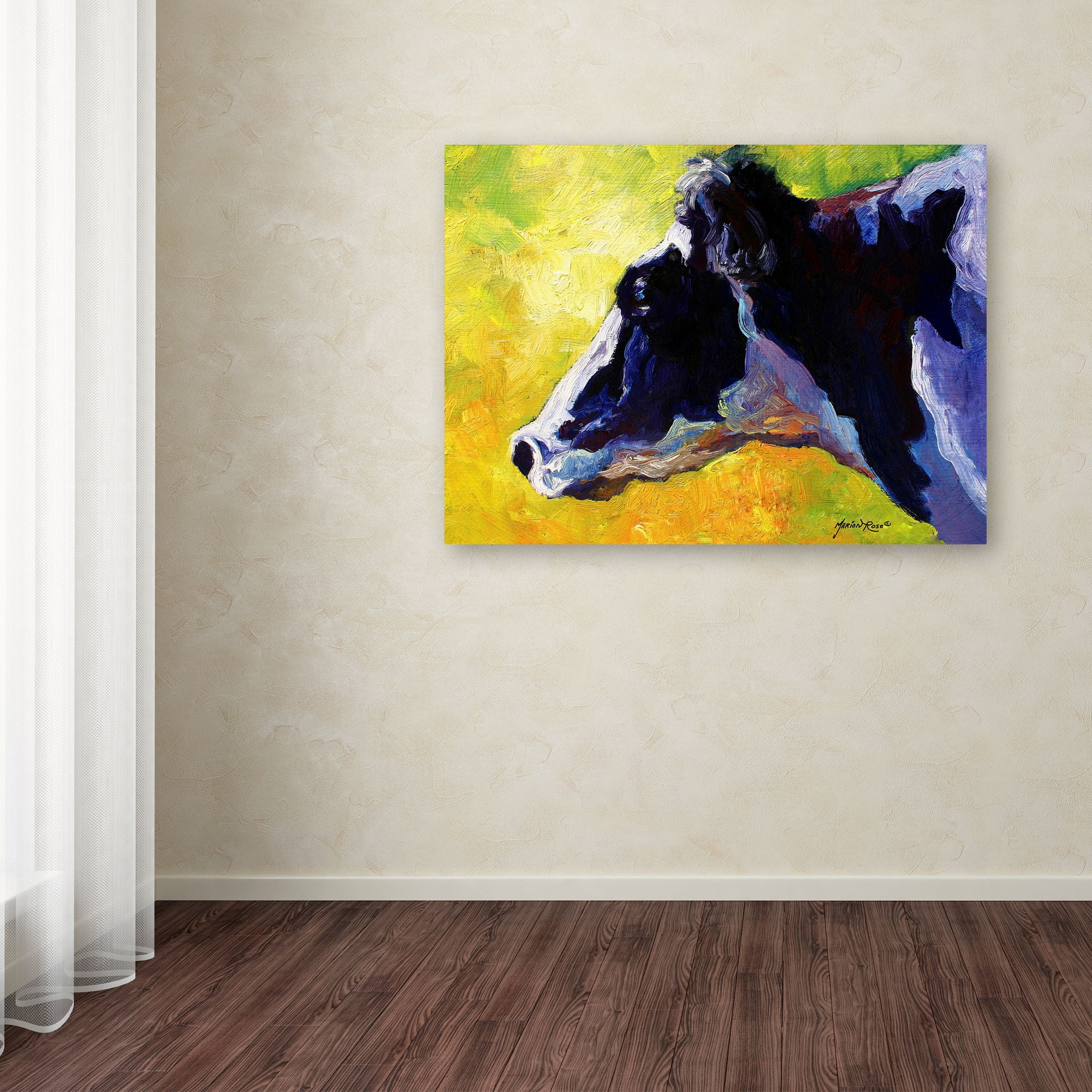 Trademark Fine Art 'Holstein' Canvas Art by Marion Rose