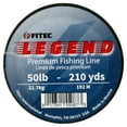 thumbnail image 2 of Legend 50 lb. Monofilament Premium Fishing Line, Clear, 210 yd., 2 of 6