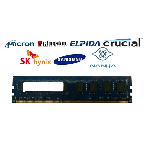Pre-Owned Used 4GB DDR3-1600 PC3-12800U 2Rx8 DDR3L SDRAM Desktop Memory