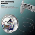 thumbnail image 4 of 100 Meters Fishing Line, 0.5 mm Monofilament Clear Nylon Fishing Line Strong Tension Wire Fishing Line ws, 4 of 5