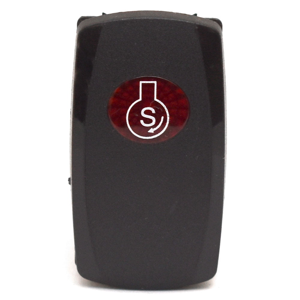 Carling Momentary Contura V Boat Rocker Switch | S Motor 4-Spade 12V