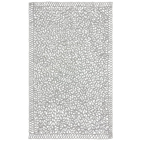 SAFAVIEH Novelty Britta Abstract Area Rug, Black/Ivory, 5' x 8'