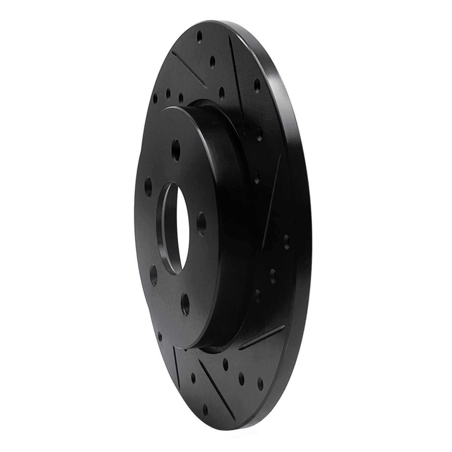 Dynamic Friction Company 633-20013R DFC Brake Rotor - Drilled And Slotted - Black