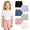 Black/Blue/Gray/Pink/White/Purple, variant on CHOYURME CHONYURM 4 Pack Cotton Toddler Girls Bike Shorts Cartwheel Shorts Under Dress Safety Shorts