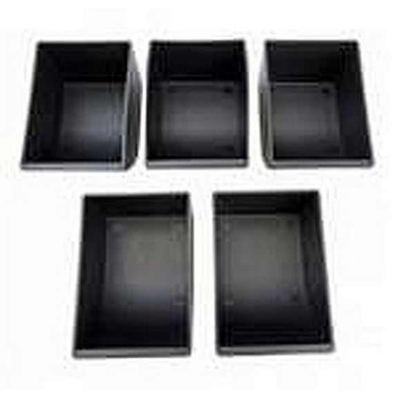 APG CASH DRAWER VPK-15J-05-BX Black Steel Floor Mount Key Lock Till Cash Drawer Coin Cup