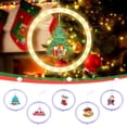 thumbnail image 1 of Luces Navideñas de Caballo, Conos Circulares Led de Caballo Corriendo, Patrones Grabados de Papá Noel y Árbol, Colgante Decorativo para Ventana, Ambiente Festivo, Funciona Desde 3 Pilas Aaa, 27 Cm de, 1 of 7