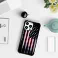 thumbnail image 6 of American Flag Designed for iPhone 14 Pro Max Case [Military Grade Anti-Drop] Hard PC Back Soft Bumper Cover Non-Slip Scratchproof Shockproof Slim Protective Case for iPhone 14 Pro Max 5G, 6 of 12