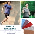 thumbnail image 3 of WRITWAA 5Pcs Elastic Sports Headbands for Running Yoga Gym Sweat Absorbing Soft Multipack Assorted Colors, 3 of 8