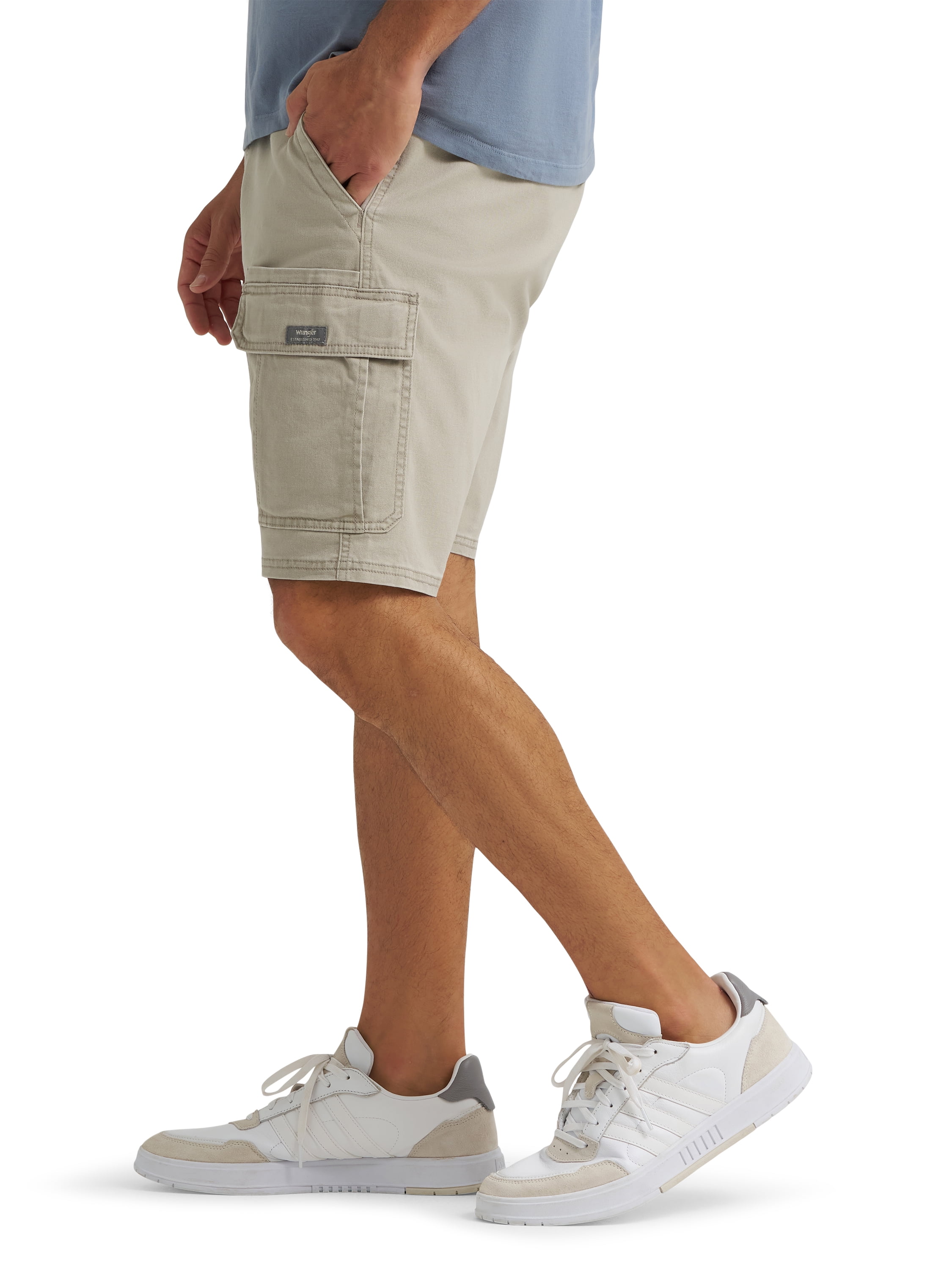 Wrangler Men's and Big Men's Stretch Cargo Shorts