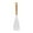 B, variant on 1/2PCS Silicone Ash Spoon, Multifunction Spatula Cooking Spoon, HeatResistant Rubber Silicone Spatula Spoon with Wooden Handle, for Cooking, Serving, Stirring, Scooping, Scraping