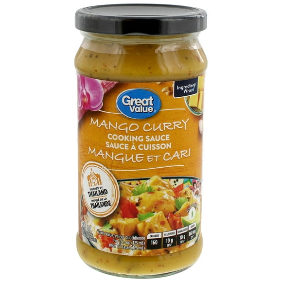 Great Value Mango Curry Cooking Sauce, 400 mL