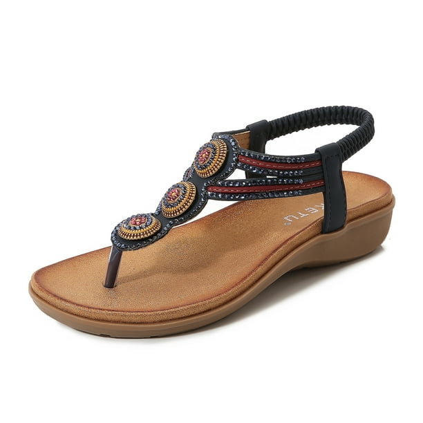 Leather walking sandals womens sale