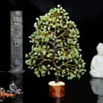 thumbnail image 2 of Livinwise Crystal Tree - Showpiece for Home Decor - Feng Shui Seven Chakra Tree - Home Decorations - 7 Chakra Tree - Marriage Gift Items - Antique Home Decor - 10-12 Inch (Green Jade (Golden Wire)), 2 of 5