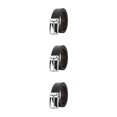 thumbnail image 1 of pitrice Fashionable Pants Belt Style With Mens Accessory Handmade With Meticulous L63 Chromium Black 3Set, 1 of 6