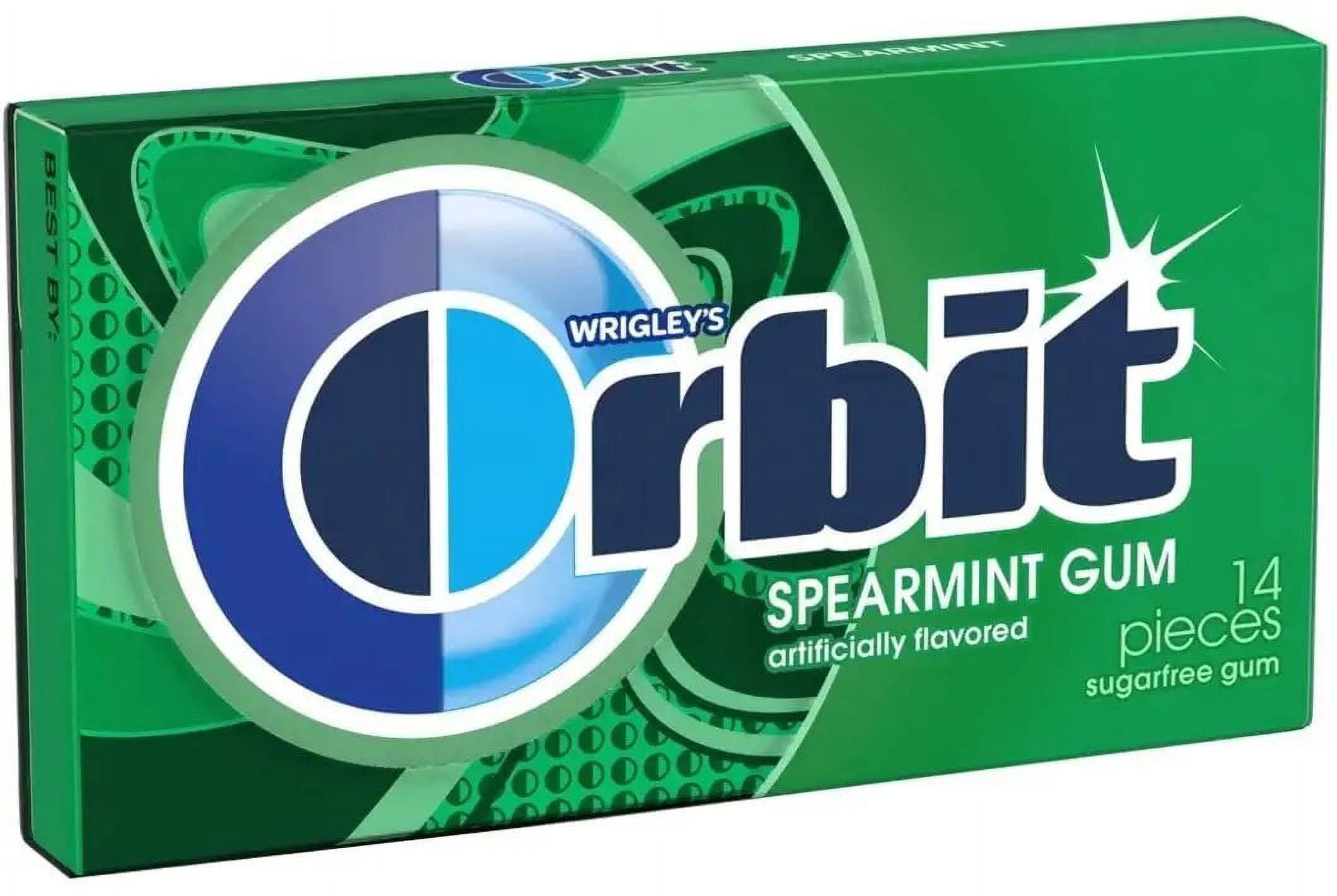 Orbit Mint Sugar Free Chewing Gum Variety Pack Mixed Falvors Pack of 24