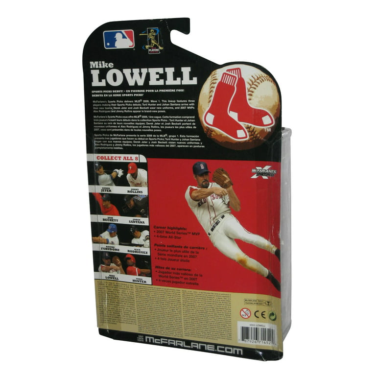 MLB Baseball Mike Lowell Red Jersey (2009) McFarlane Toy Figure