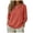 Red, variant on Womens 3/4 Sleeve Tops Cotton Linen Shirts Embroidered V Neck Boho Blouses Loose Fit Dressy Casual Tunic Top
