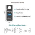 thumbnail image 4 of Sleeping Sign for Door, 2 Pack (Printed on Both Sides), 9.3â€³x3.5â€³ PVC Plastic, Naps Sign, Napping Sign, Do not Ring Bell Sign, Baby Sleeping Sign, Night Shift Sleeping, Do Not Disturb Sign, 4 of 4