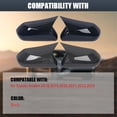 thumbnail image 2 of Rearview Mirror Covers Fits For Toyota Avalon 2018-2023, Exterior Mirrors Caps, Side Mirror Replacement Covers, Bull Horn Rearview Mirror Caps-Black, 2 of 6