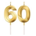 thumbnail image 1 of pitrice Warehouse Packaging=Retro Gold Digital Candles Birthday Cake Decoration, 1 of 1