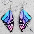 thumbnail image 3 of Pendientes colgantes con alas Yashi accesorios de joyería para mujer material de cuero, 3 of 5