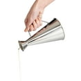 thumbnail image 3 of Fantes Olive Oil Can, 18/8 Stainless Steel with FDA-Approved Silicone, 500-Milliliter Capacity, The Italian Market Original Since 1906, 3 of 6