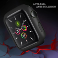 thumbnail image 4 of For Compatible with Apple Watch Series 7 Case 45mm Green,Shockproof Hard PC Matte Bumper Case Smooth Apple Watch 7 Protective Cover Case for Apple Watch 7 Case 45mm Men Women（black）, 4 of 5