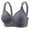 Gray, variant on Plus Size Push Up Bras for Women Full Coverage Basic Everyday Bra Comfort No Underwire T-Shirt Bra (B-C Cup)