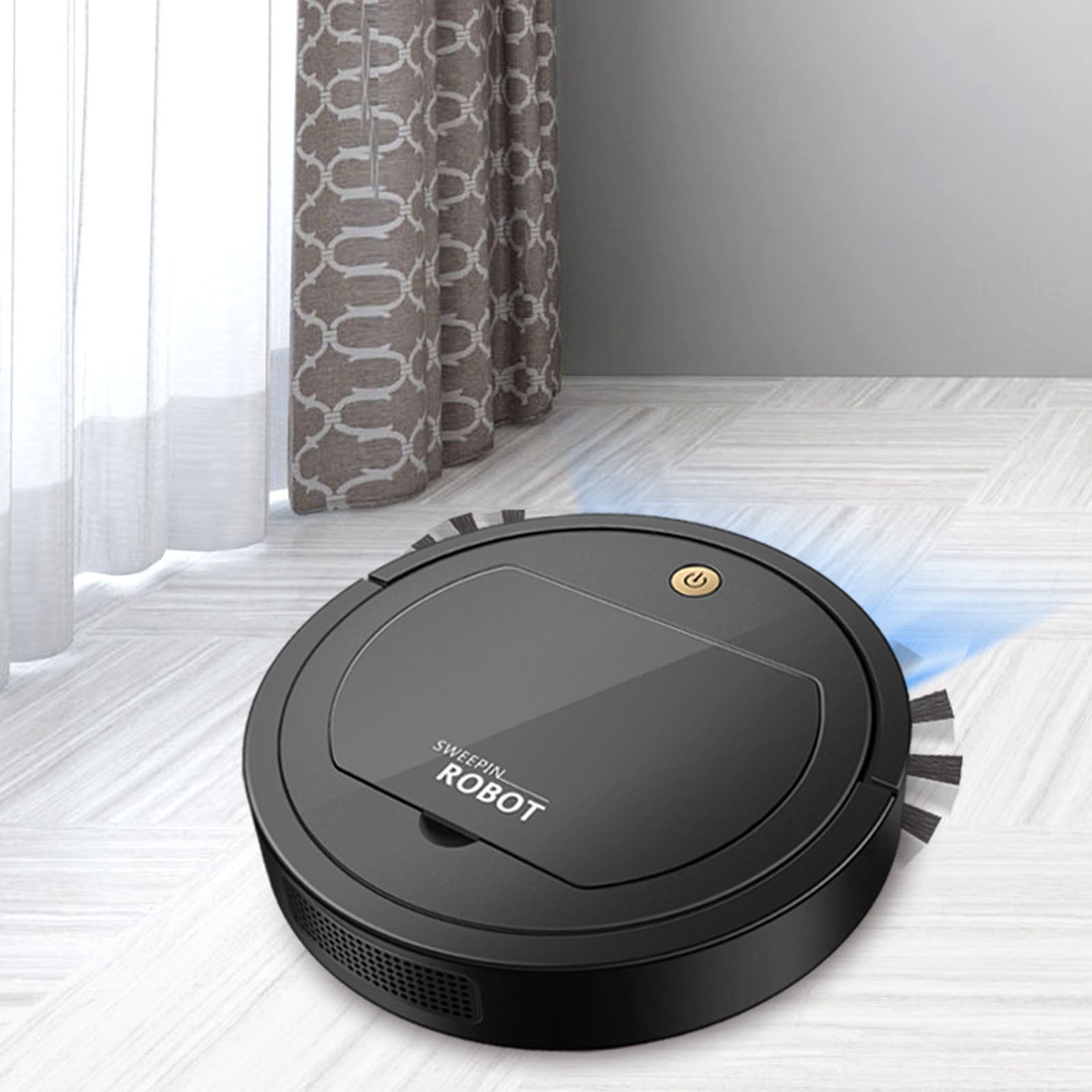 Ovzne Robot Vacuum Cleaner Self-Charging Robotic Vacuum Cleaner, Strong Suction Voice Control for Hardfloor and Carpet 2024 Home