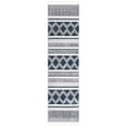 thumbnail image 3 of SAFAVIEH Marrakesh Georgiana Southwestern Polyester Area Rug, Ivory/Blue, 8' x 10', 3 of 9
