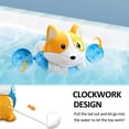 thumbnail image 3 of Juguete de baño, lindo reloj para niños, bañera para perros, juguete para piscina, juguetes de baño para bebés de cuerda para niños pequeños de 1 a 3 años, juego de juguetes para baño de agua con hue JAMW Sencillez, 3 of 5