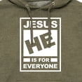 thumbnail image 3 of Instant Message - Jesus Rating - Men's Pullover Hooded Fleece Sweatshirt, 3 of 7