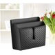 thumbnail image 4 of Caja organizadora de almacenamiento de coche adhesivo Soporte de viaje de fibra de carbono Mini contenedor de basura para coche Tamaño pequeño negro JFHHH pequeña, 4 of 4