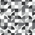 thumbnail image 3 of Mid-Century Geometric Peel and Stick Wallpaper, 3 of 24