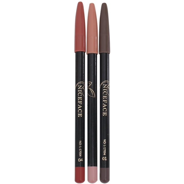 MasteelfCA 3 Pcs Crayon à Lèvres Mat Imperméable Rouge à Lèvres (9, 4, 1)