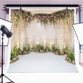 thumbnail image 3 of 8x8ft Wedding Backdrops White Wedding Party Backgrounds Bridal Shower Flower Backdrop Photography Studio Props, 3 of 4