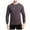 Dark Gray, variant on Men's Long Sleeve Crew Neck Thermal Shirt Warm Winter Base Layer Top Comfortable Casual Streetwear Fashion Mens Casual Crew Neck Basic Tees