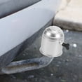 thumbnail image 4 of OUNONA 2Pcs Universal Tow Ball Cover Plated Silver Plastic with Locking Mechanism for Trailer Use, 4 of 8
