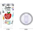 thumbnail image 2 of MFGNEH Teacher Gifts for Women, Men, Teacher Appreciation Gifts from Students, Teacher Christmas Gifts, Teacher Birthday Gifts, Back to School Gifts, 20 oz Travel Tumbler Coffee Cup, 2 of 6