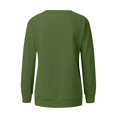 thumbnail image 5 of Chemises de Compression à Manches Longues pour Femmes à Col Rond Uni Plus Sweat-Shirt Oversize Pulls Coupe Ample à la Mode des Hauts Légers pour les Femmes de Grande Taille, 5 of 5