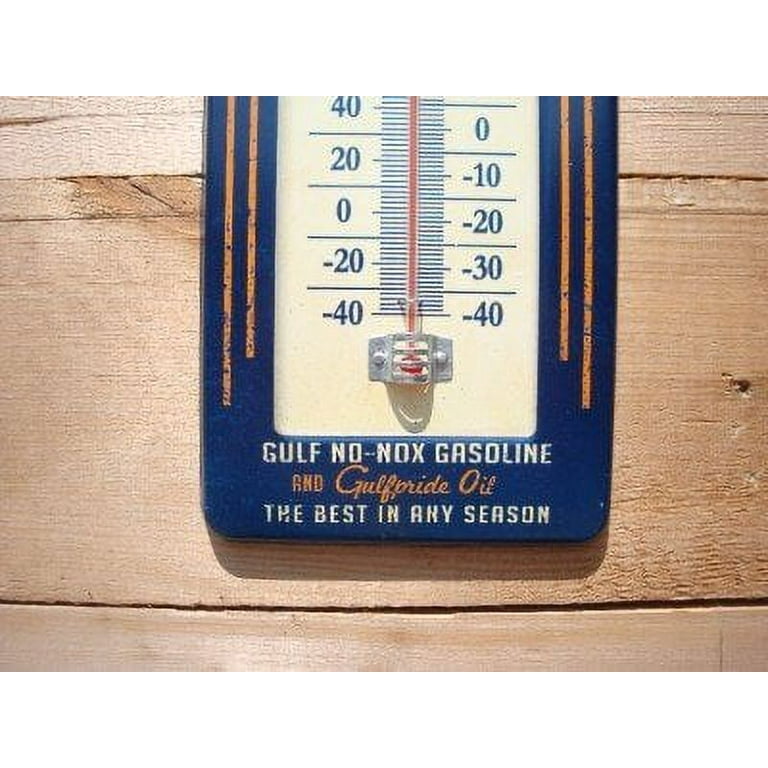 Gulf Pride Thermometer Home Office Garage Shop Decor 