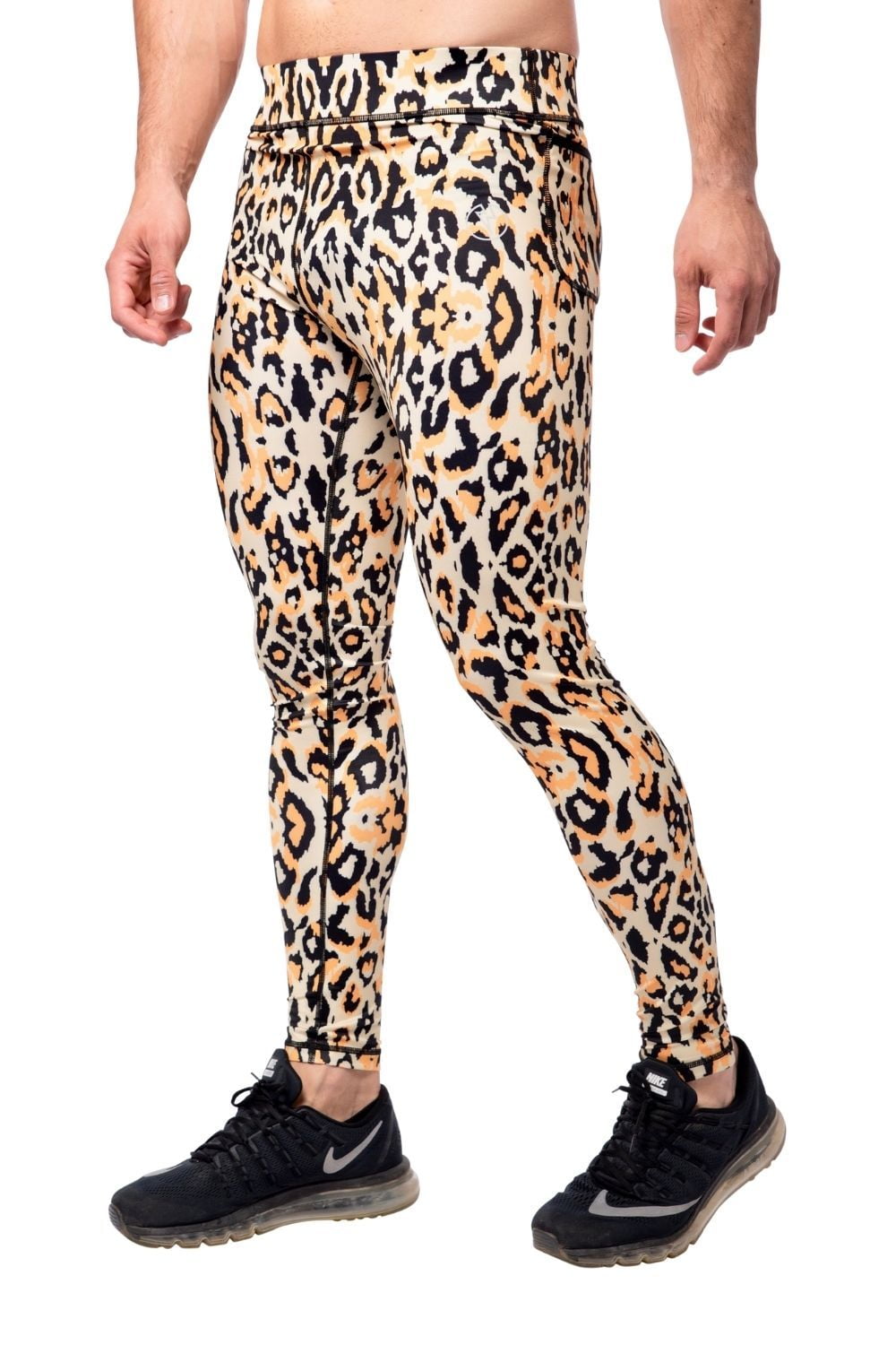 Leopard print compression leggings Clearance