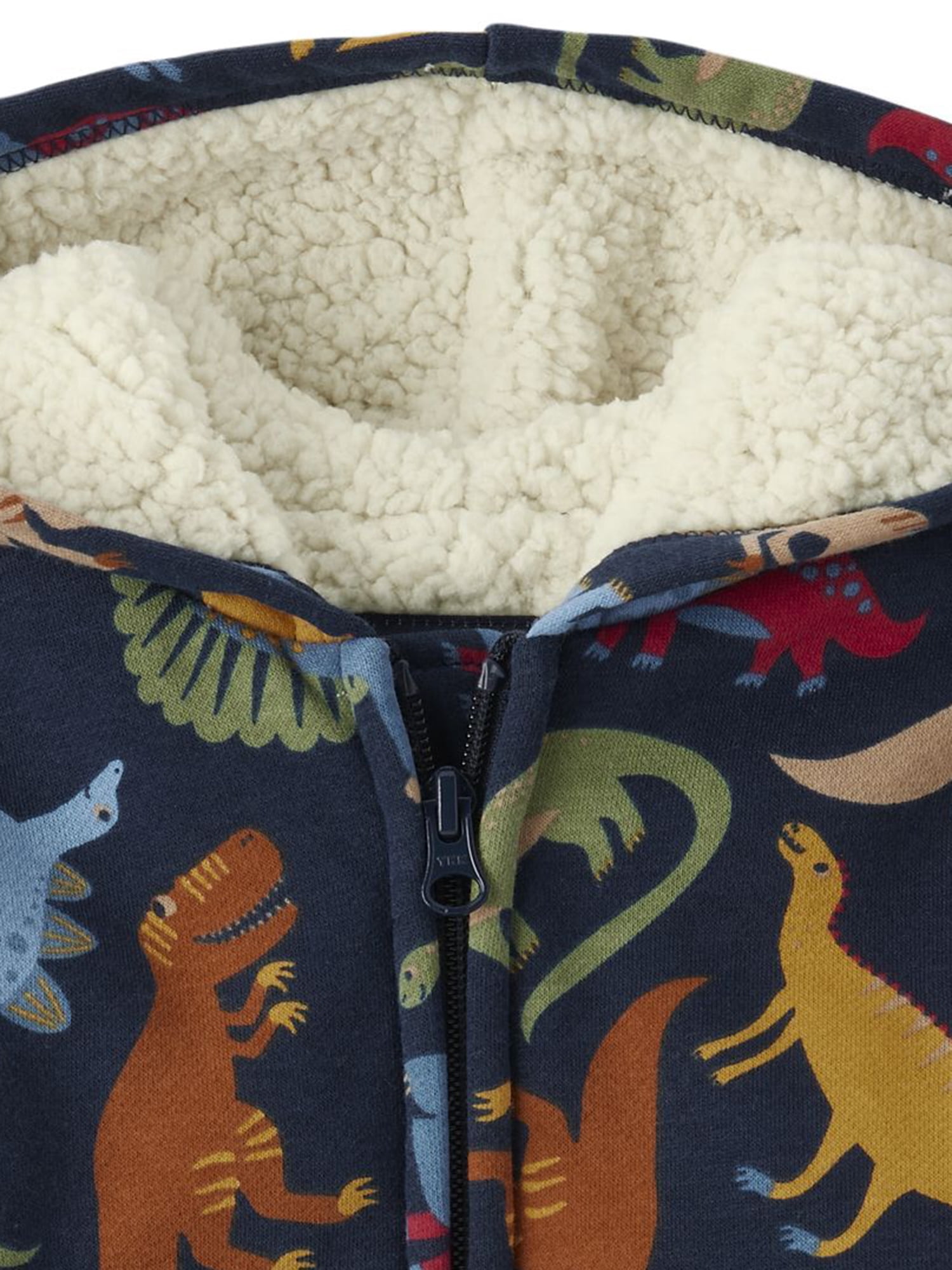 The Children's Place Baby & Toddler Boys Faux Sherpa Zip-Up Hoodie, Sizes 6M-5T