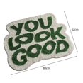 thumbnail image 3 of Washranp Floor Carpet,Super Absorbent Non-Slip 3D Stereo Flocked Letter Pattern Door Rug Quick-drying Cushions for Home Decor, 3 of 6