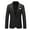 Black, variant on Mens Casual Slim Fit Suit Jacket 1 Button Daily Blazer Business Sport Coat Tops Black