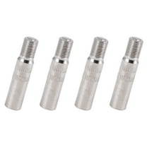 Unique Bargains 4pcs Car Chrome Tyre Valve Stem Cap Extension 39mm