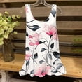 thumbnail image 2 of Womens Tank Tops Summer Dressy Floral Print Sleeveless Loose Round Neck Fashion Tunic Tops, 2 of 5