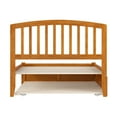thumbnail image 4 of AFI Richmond Full Wood Platform Bed with Footboard and Full Trundle, Light Toffee, 4 of 9